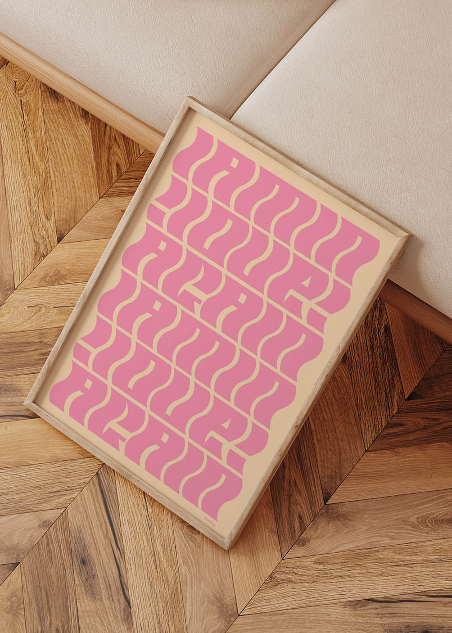 IN LOVE AGAIN PINK POSTER