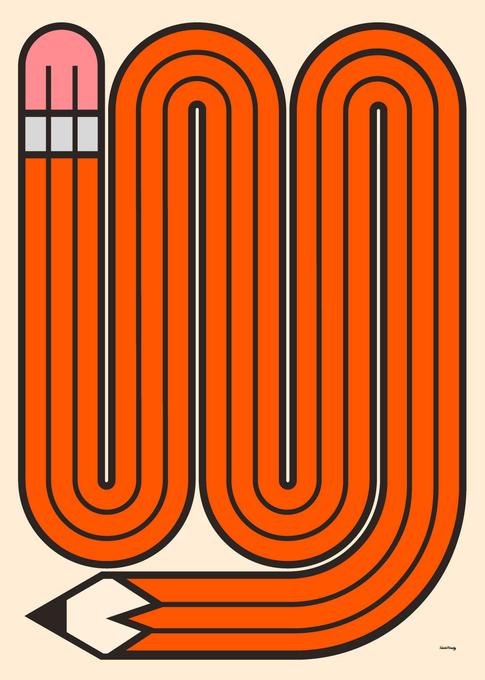 LIQUID LEAD ORANGE POSTER