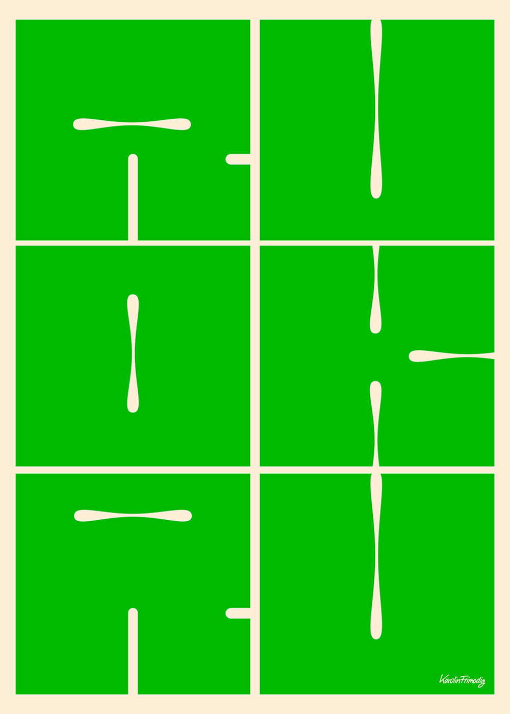 RUOK GREEN POSTER