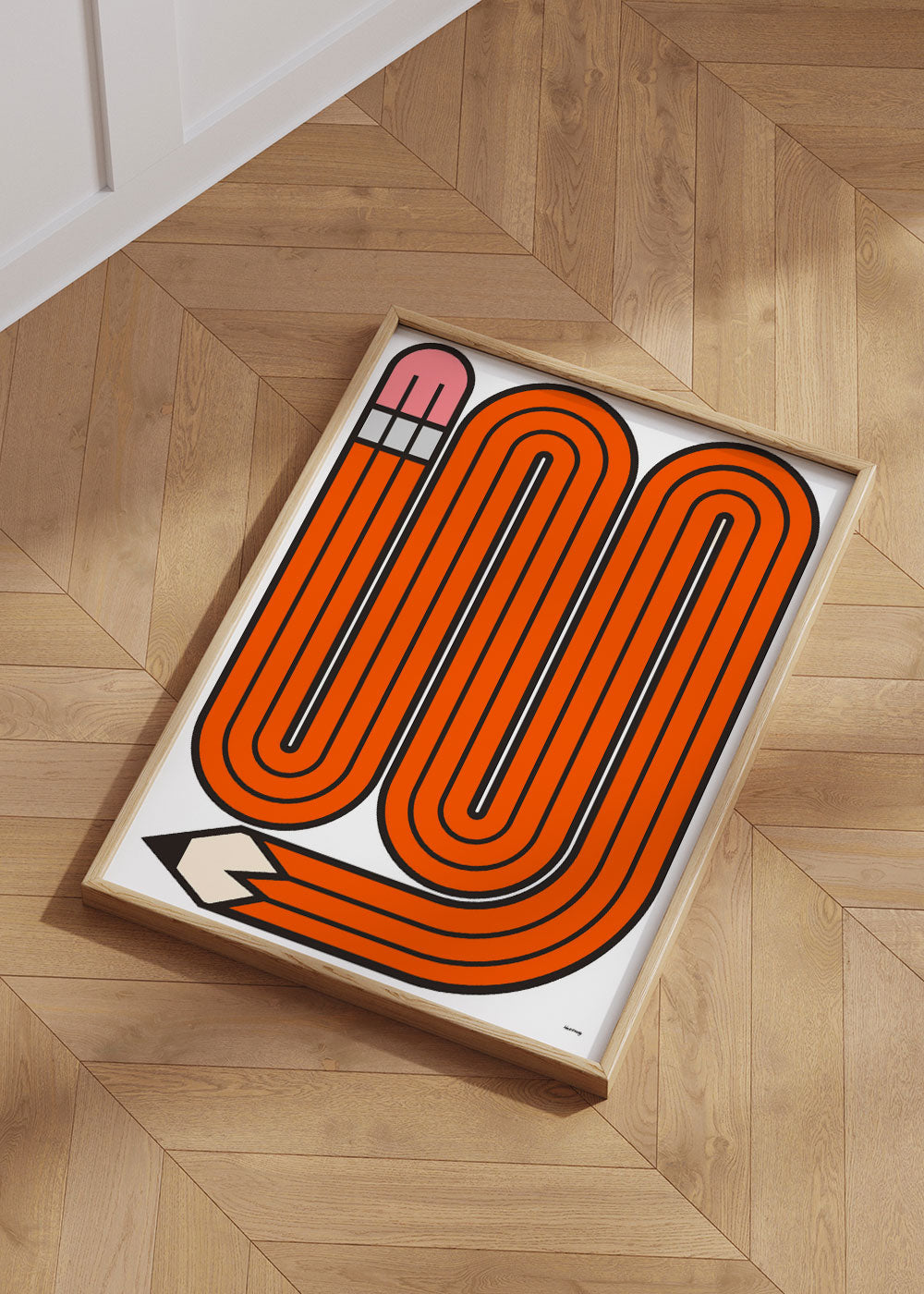 LIQUID LEAD RÖD POSTER – Fri.modig